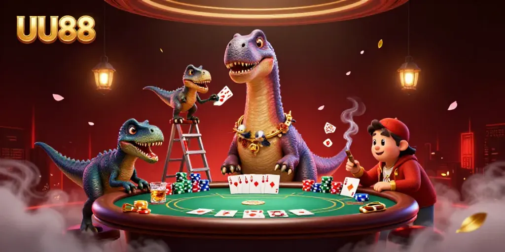Experience thrilling online gaming at UU88 with dynamic poker and vibrant casino elements.