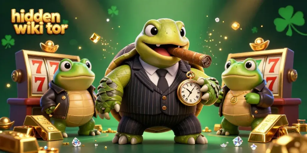 Engage with the hidden wiki tor in an animated casino scene filled with vibrant characters and treasure.