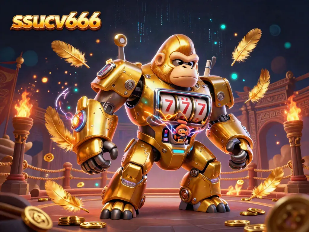 Engage with the exciting world of ssucv666's gaming adventure through this vibrant 3D casino illustration.