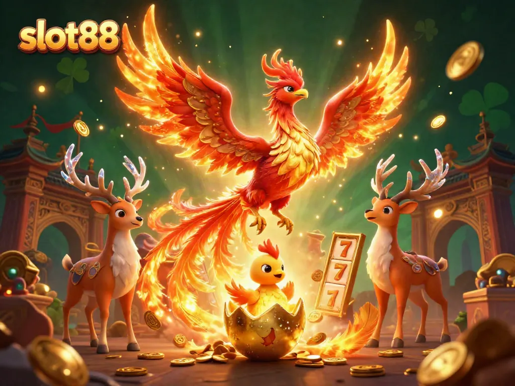 Engage in thrilling gameplay with slot88, featuring dynamic casino elements and mythical characters.