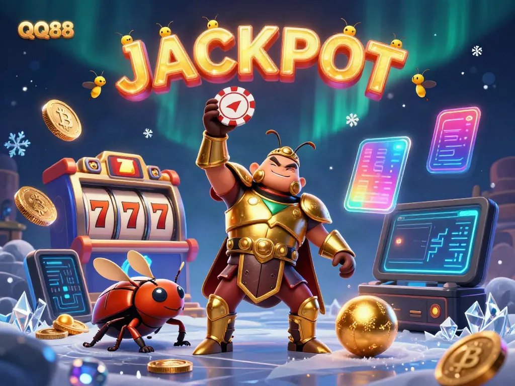 Engage with QQ88's exciting casino experience featuring vibrant characters and immersive gaming elements.