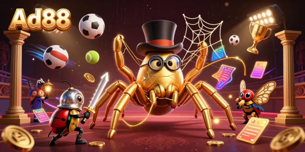 Experience thrilling gameplay at Ad88 with dynamic sports action and captivating casino visuals.