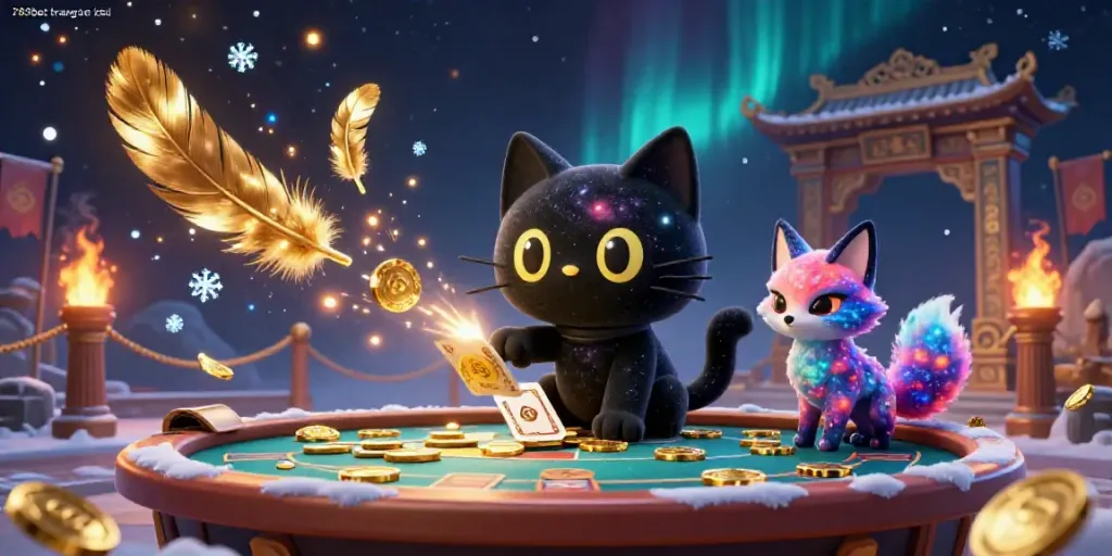 Experience the excitement of 789bet trang chủ with this vibrant casino-inspired 3D scene featuring characters and dynamic elements.